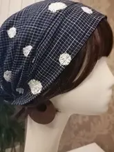 手刺繍のポンポンデザインビンテージ女性帽子【個性的なスタイル】