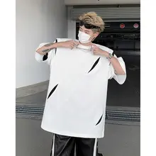 デザイン感あふれるパッド入りTシャツ【メンズ・デコンストラクション・ショートスリーブ】