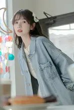 春秋用 ブルージーンズカーディガン【小柄デザイン・オシャレなカジュアル】