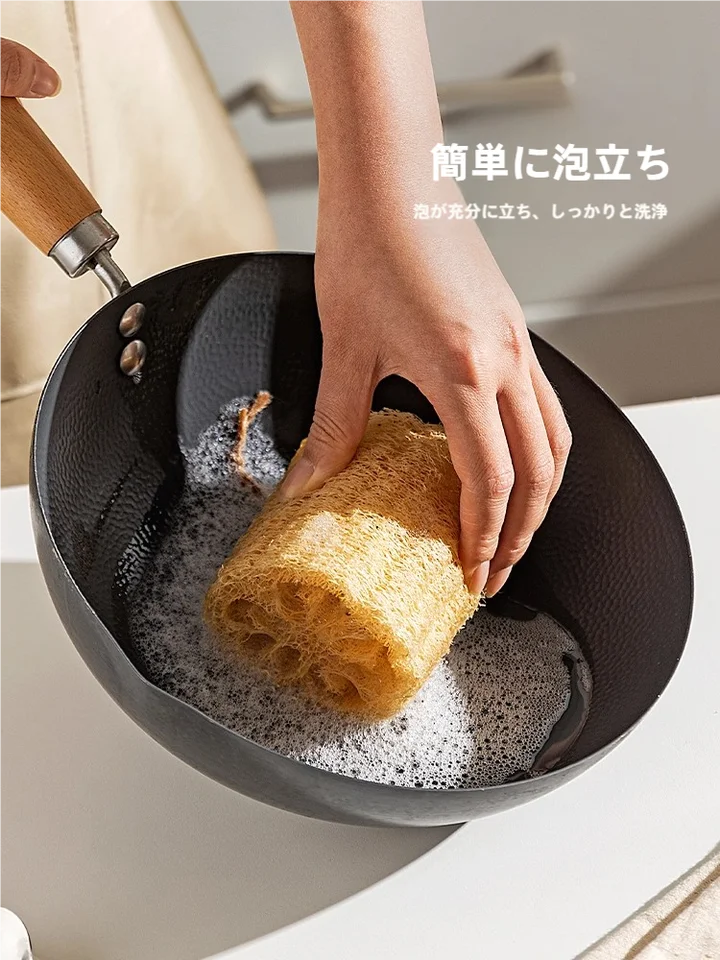 天然素材の洗剤不要キッチン用スイカタワシ【油汚れに強い】
