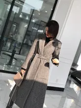 xulu レディース秋冬用 ショートコート【ウール混・ミディ丈・オーバーサイズ】
