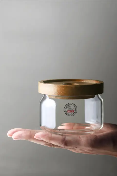 ガラス密閉容器 コーヒー保存用【透明・家庭用・お茶・スナック収納】