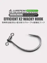 免穴あけのワッキーリグ釣具セット【ソフトベイト・ブラックバス・シーバス用】（セットアップ対応）
