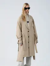秋冬用 防風  防水ロングコート【レトロデザイン・デコンストラクション・女性用】