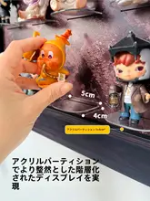 壁掛け ウォールアート フィギュア収納 ディスプレイラック ブラインドボックス LED ライトアップ ヴィンテージ リビング インテリア