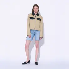 カラーコンビネーションジャケット【秋用・テーラード・フィット感あり】（セットアップ対応）