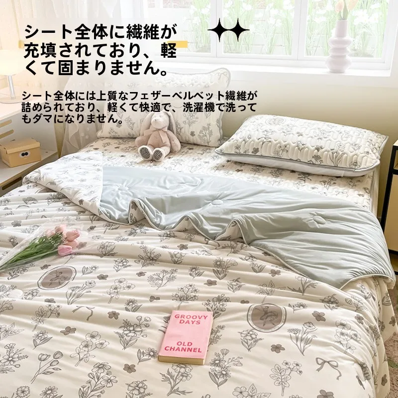 雅鹿冷感アイスシルク夏用ケット：洗濯機対応の涼感被の実用性と使い方