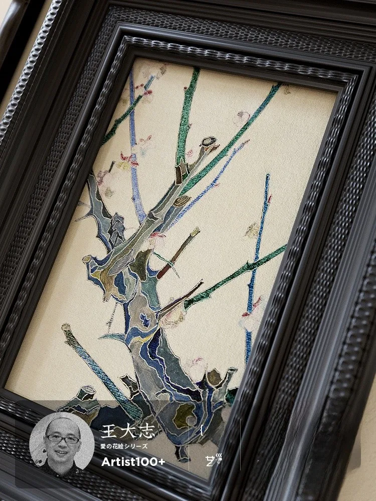 レトロ風リビングルーム装飾画：中古風植物花卉アートが玄関やソファに合う理由