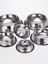 高品質な防滑ステンレス製の犬用ボウル【大犬用・猫用・ペット用】