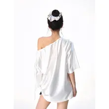 スポーティなデザインのメッシュ切り替えTシャツ【女性用・短袖・肩紐付き・カジュアル】
