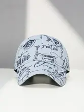 春夏用 高級刺繍入りグラフィックキャップ【ユニセックス・ダックビルデザイン】