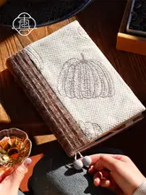 手作り布製手帳カバー【アートパッチワーク・A5/A6サイズ・ヴィンテージスタイル】