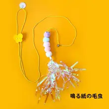 キャットボールと羽毛付きおもちゃ【鈴付き・小ネズミ・ぶら下げ式】