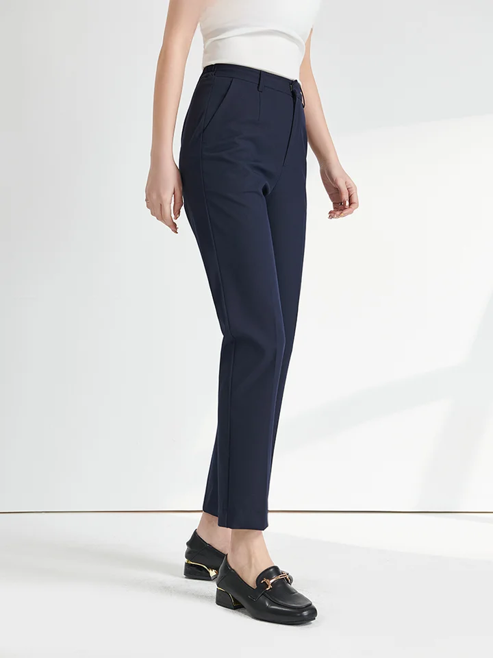 LINGMOON 職業用 9分丈ストレートパンツ【レディース・面接用・春夏用】