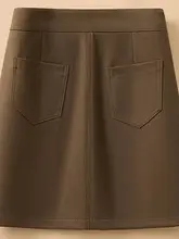 毛真冬用Aラインミニスカート【シンプルでスタイリッシュ・カジュアル】