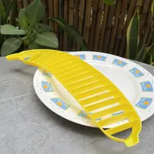 手を傷めずに使えるバナナスライサー【フルーツプレート・サラダ用・家庭用分割器】