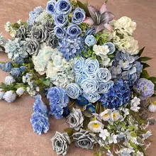 北欧風ブルー系造花【ウェディング用・インテリア装飾・撮影用】