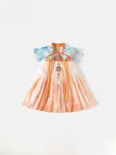 女の子用漢服風ドレス【夏用・新中式・プリンセススタイル・子供用】（セットアップ対応）