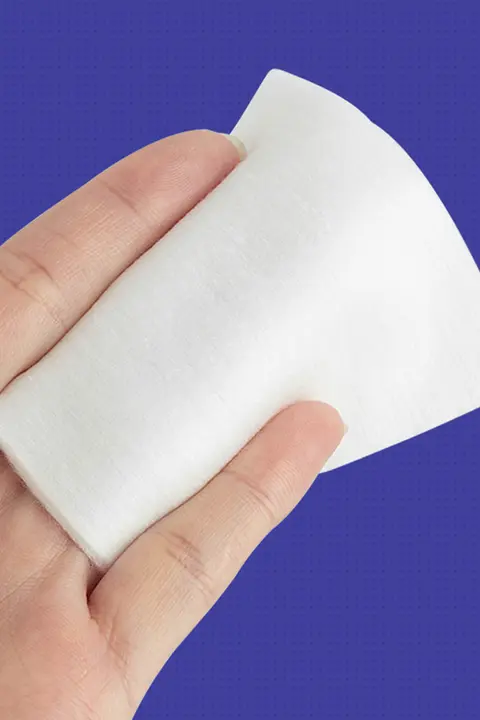 半永久使用可能！二重厚手メイク落としコットン【美容院用・ウエットパッド・脱脂綿】