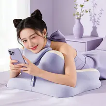 寝ながらスマホも楽しめる多機能パッドクッション【トレンドデザイン・快適な体勢をサポート】