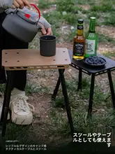 アウトドア用携帯型タクティカル椅子【伸縮式・折りたたみテーブル・デュ  アルユース・バックパック・フィッシング用】
