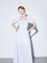 スウィートスタイルのオフショルダー長袖ドレス【ハイスリット・リボンデザイン・リゾート用】（セットアップ対応）