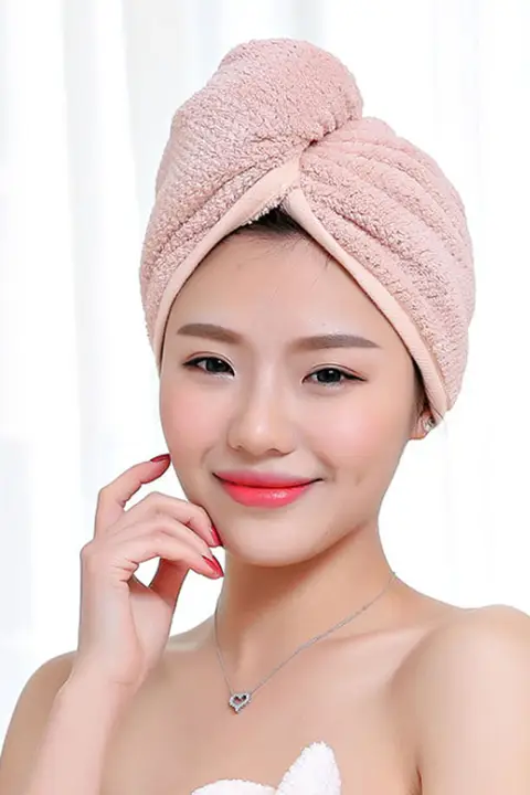 可愛らしいドライヘアキャップ【極上の柔らかさ・吸水速乾・厚手タオル】