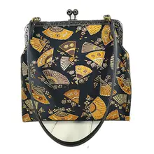 DIYハンドメイドバッグ【大きな旗袍風・手提げ・口金付き・材料キット】（セットアップ対応）