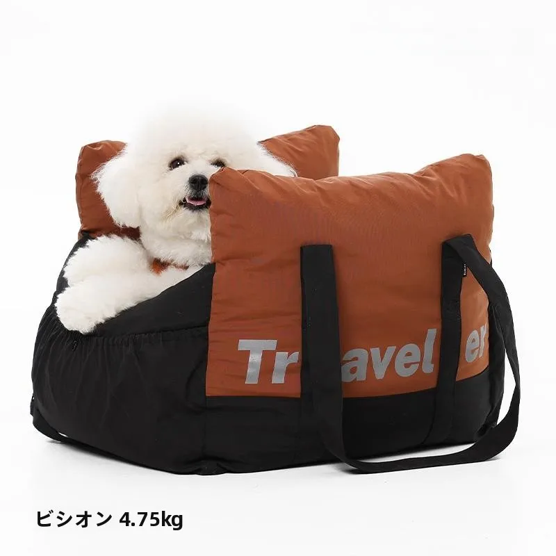 チワワ用ベッド：中型犬・小型犬対応の持ち運び可能ペットベッド