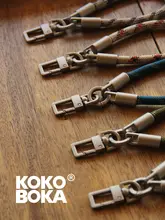 KOKOBOKA タイ原色合金製 7MM ミニアウトドアイベント用 スマートフォン用ストラップ【車の鍵・AirPods・カメラ用防丢紐・水筒チェーン】