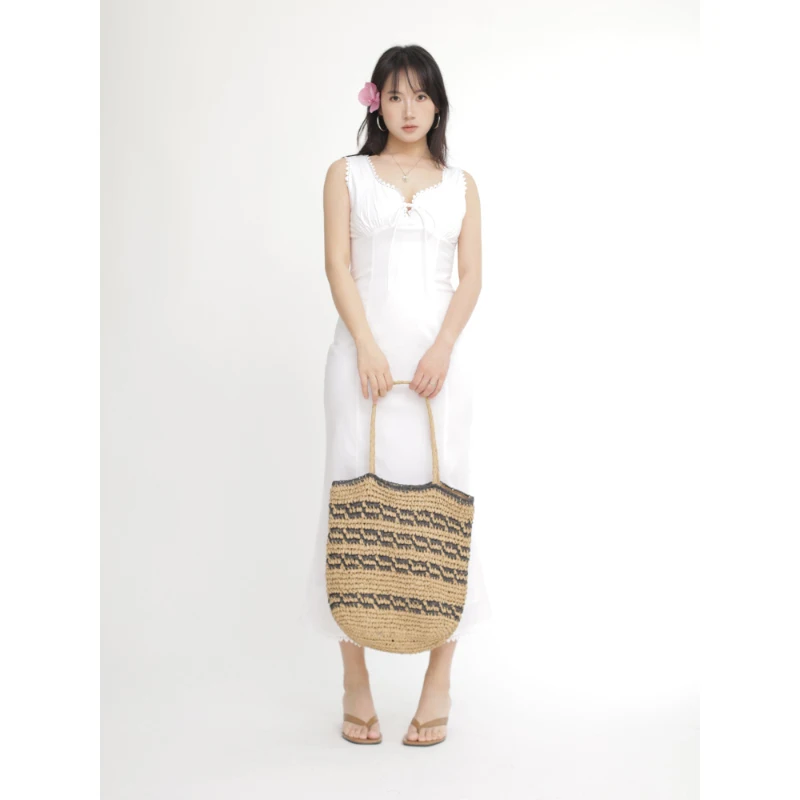 春夏用 ペーパーラフィア 手作り風 編みバッグ：草編包の機能と実用性を解説