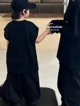 男の子用微袖Tシャツ【夏用・韓国スタイル・カジュアルデザイン】（セットアップ対応）