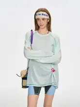 夏用 薄手長袖Tシャツ【通気性・UVカット・カップル用・女性向け】