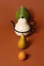 Suomu デザインの一人用茶具セット【フランス式・親子ポット・ギフトボックス入り】