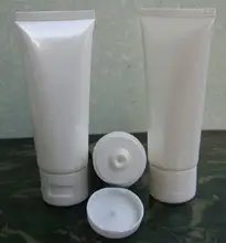 50ml コスメ用ソフトチューブ洗顔料チューブ【プラスチック製・ハンドクリーム用・押し出しタイプ】