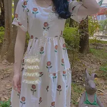 小雛菊レース付きアクリル製ハンドメイドショルダーバッグ【爽やかなデザイン・スマートフォン用】