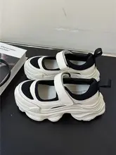 BAHONGLY メッシュデザイン 厚底スニーカー【女性用・通気性・カジュアル・夏用】