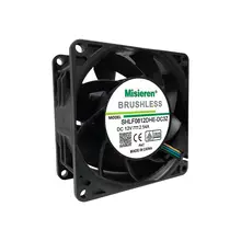8028 12V 2.54A 8cm ボールベアリング式冷却ファン【モーターサーバー用・改造用】