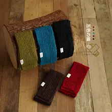 女児用 秋冬ニットスカーフ【厚手・保温・韓国風】