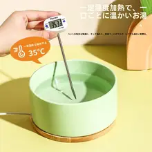 陶製保温猫用飲水器【冬用・飲みやすいデザイン・食器兼用】