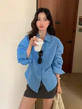春季通勤スタイル ポロカラー長袖シャツ【レモングリーン・小柄向け】