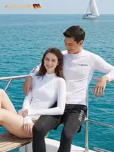 fitlook 男女兼用 ダイビングスーツ【長袖・水母衣・防晒・速乾・平角デザイン】（セットアップ対応）