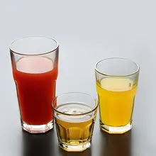 ガラスカップ ジュースカップ 耐熱 八角形 家庭用