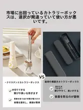Bear 可愛いクマのデザインの箸とスプーンの持ち運び用食器セット（セットアップ対応）