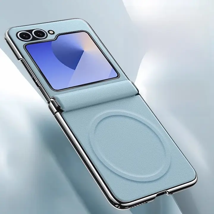 超薄デザインのGalaxy Z Flip6用ケース【電磁吸着・フルカバー・防衝撃】