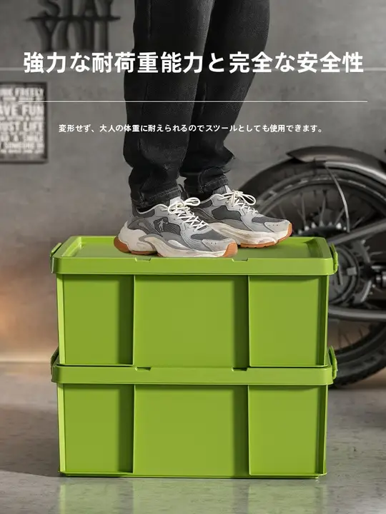 業務用収納ボックス【プラスチック製・大容量・防湿・車載用】