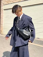 ショルダーバッグ 腋下バッグ ボディバッグ 餃子バッグ ユニセックス PUレザー ヴィンテージ おしゃれ 「YUEN」