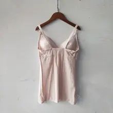 エレガントなデザイン！薄手のコットンワイヤレスブラキャミソール【柔らかいバストパッド・快適な睡眠インナー】