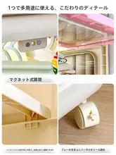 子供用キャビネット【大容量・重ね置き可能・フタ付きデザイン】（セットアップ対応）