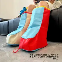 折りたたみ式 足湯バケツ【自宅用・保温・脚部温めに対応・水切り袋付き】